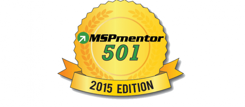 Classement des armes informatiques dans le 100 supérieur de la liste MSPmentor 501 pour 2015