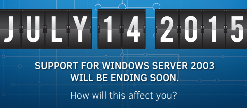 Quand le bien passe-t-il mal: fin du support pour Windows Server 2003
