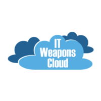 IT Weapons cloud icon.