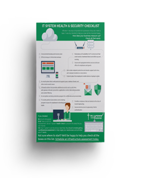 Infographic: <br/> IT System Health and Security Checklist