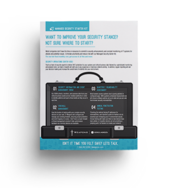 Brochure: <br/> Managed Security Starter Kit